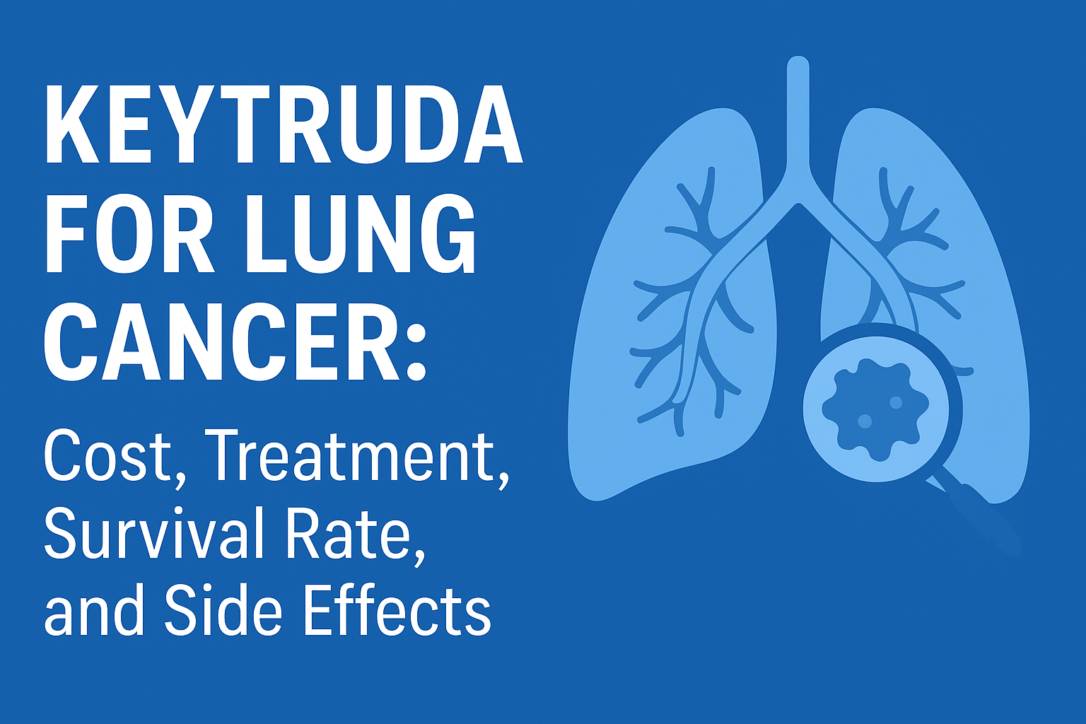 Keytruda for Lung Cancer: Cost, Treatment, Survival Rate, and Side Effects