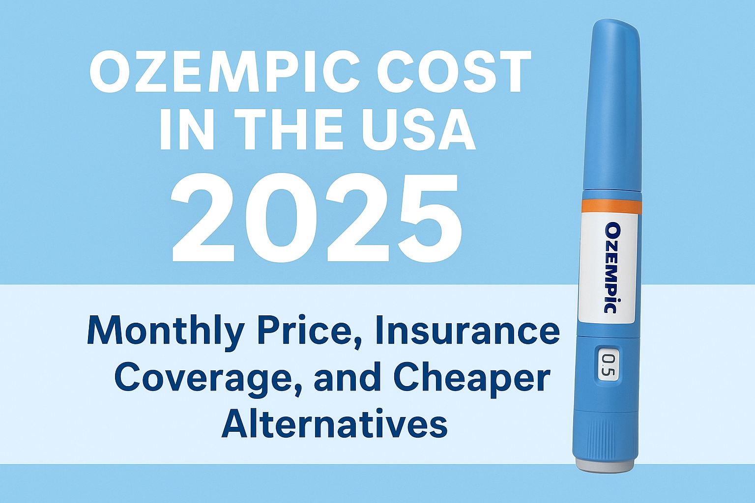 Ozempic Cost in the USA 2025: Monthly Price, Insurance Coverage, and Cheaper Alternatives