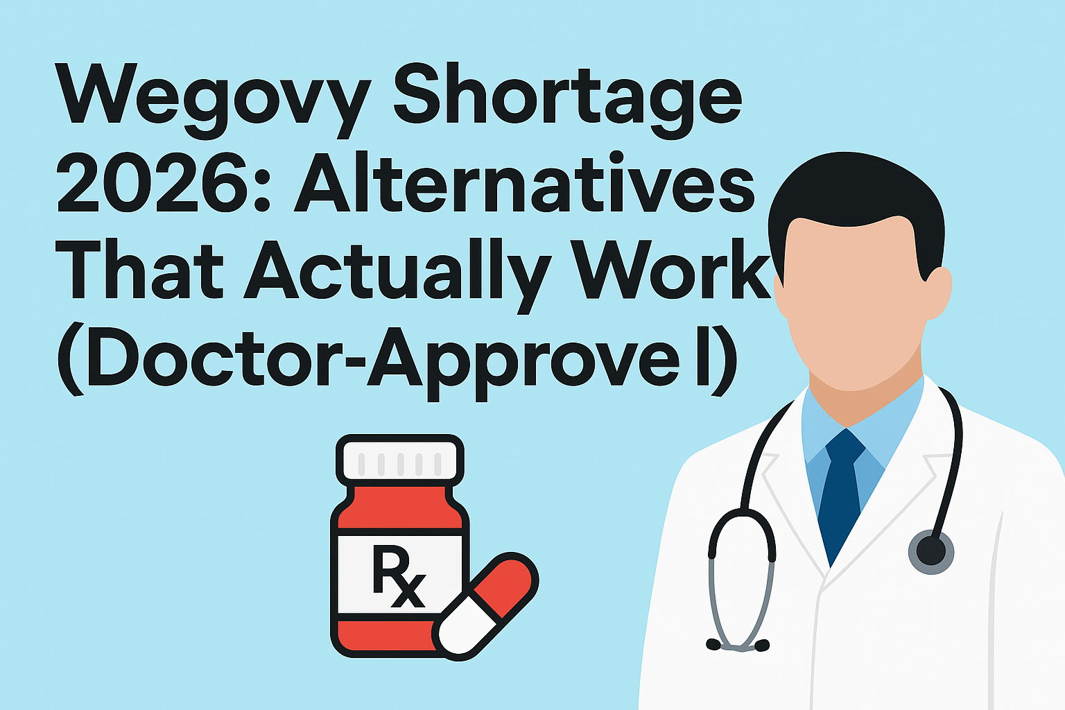 Wegovy Shortage 2026: Alternatives That Actually Work (Doctor-Approved)